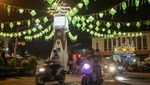 Semarak Ramadan, Lampion Berbentuk Ketupat Hiasi Pasar Gede Solo