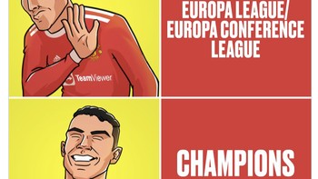 Kemenangan ini mambawa asa MU untuk bisa tampil di Liga Champions musim depan. Foto: Twitter