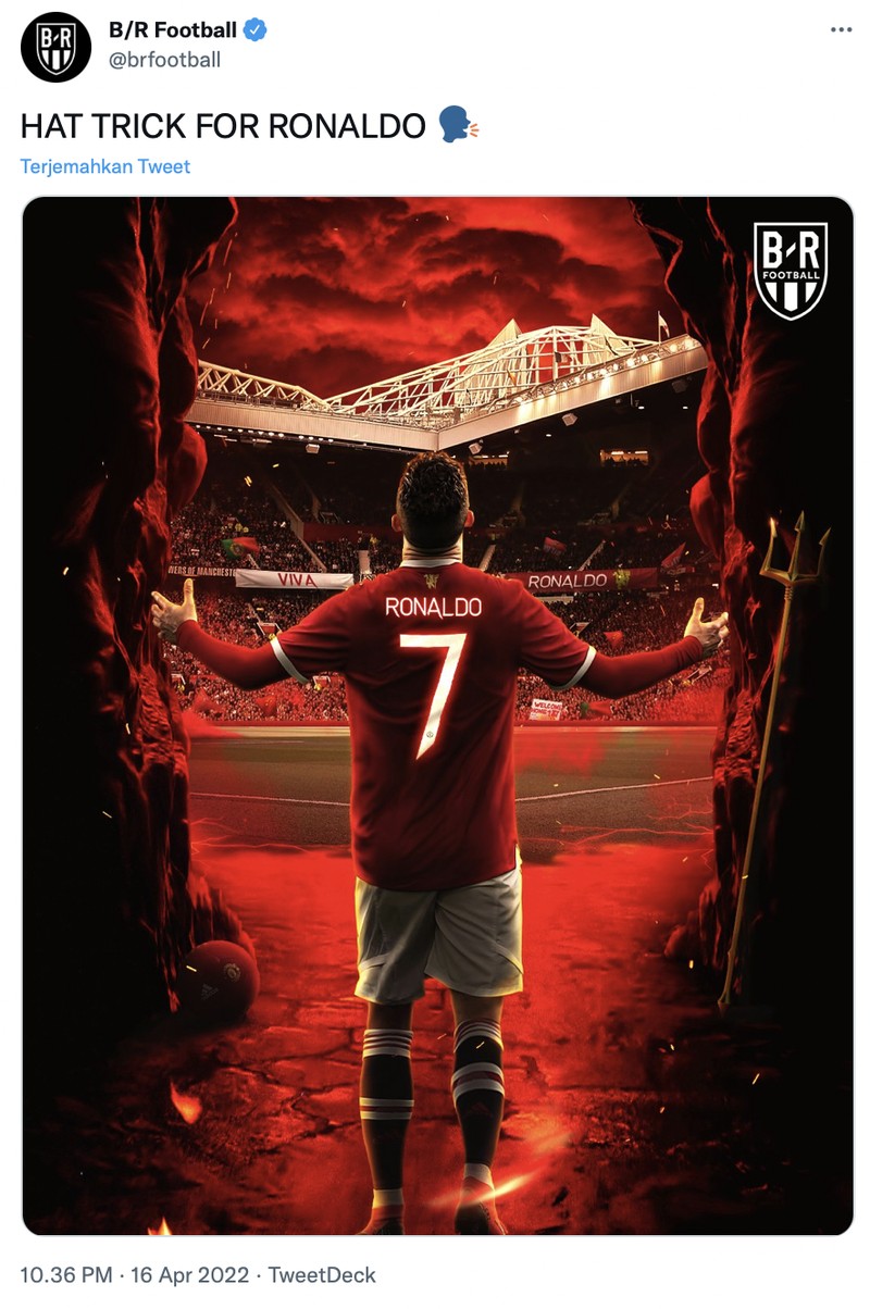 Meme Cristiano Ronaldo dan Harry Maguire saat lawan Norwich City