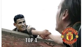 Apalagi usaha MU untuk finish di empat besar belum aman. Beruntung ada Ronaldo, di sisi lain Maguire yang sering bikin senam jantung fansnya. Foto: Twitter