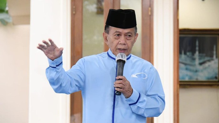 Wakil Ketua MPR RI Syarief Hasan menghadiri acara Temu Masyarakat Kota Bogor di Bukit Sentul, Kabupaten Bogor, Jawa Barat, Sabtu (16/4).