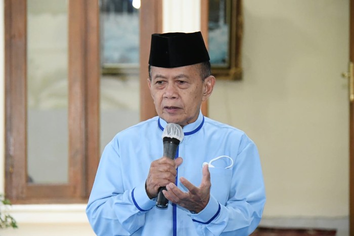 Wakil Ketua MPR RI Syarief Hasan menghadiri acara Temu Masyarakat Kota Bogor di Bukit Sentul, Kabupaten Bogor, Jawa Barat, Sabtu (16/4).