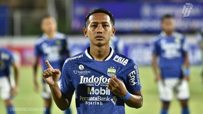 Gelandang Persib Beckham Putra.