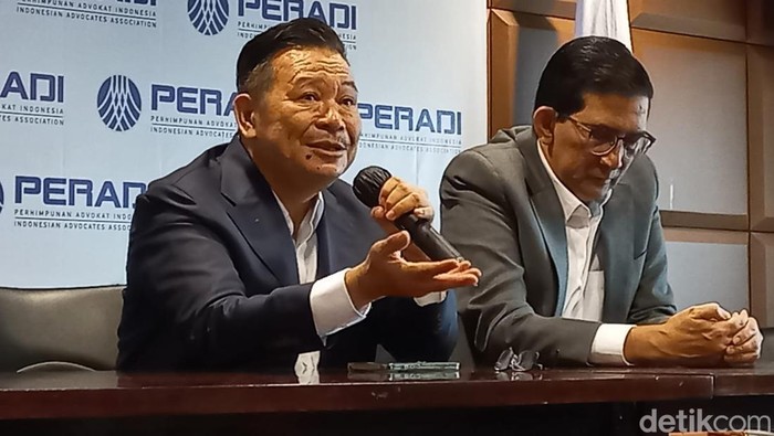 Ketua Umum Perhimpunan Advokat Indonesia (Peradi) Otto Hasibuan.