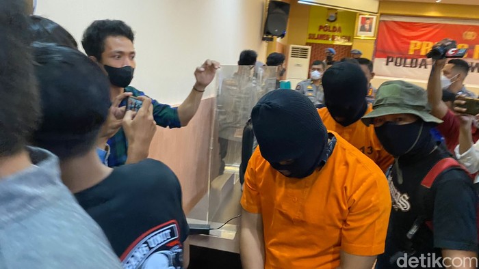 Konferensi pers Polrestabes Makassar terkait kasus Kasatpol PP Makassar tembak mati pegawai Dishub.