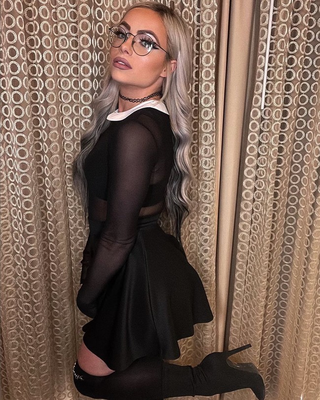 Liv Morgan merupakan nama panggungnya. Ia sendiri lahir dengan nama Gionna Daddio. Foto: Instagram/@yaonlylivvonce