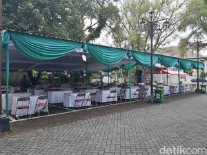 Sepi Pembeli, Pasar Takjil Benteng Vastenburg Pindah ke Balkot Solo