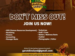 Garut Dinoland Buka Loker, Cek Syarat dan Cara Daftarnya!!