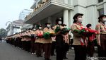 Peringati KAA, 109 Bendera Negara Dikibarkan di Gedung Merdeka Bandung