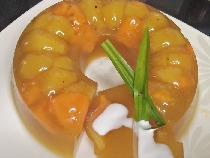 Resep Jelly Kolak Singkong dan Ubi