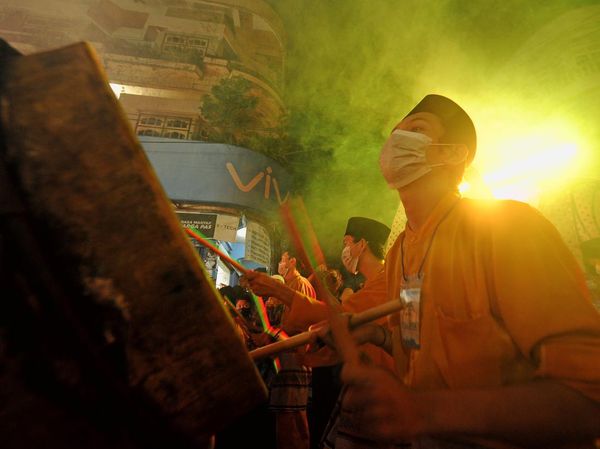 Semarak Festival Arakan Sahur di Kuala Tungkal, Jambi