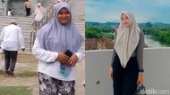 8 Foto Trasnformasi Wanita Viral Turun Berat 19 Kg, Disangka Beda Orang