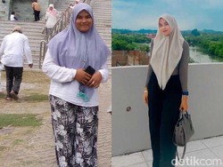 8 Foto Trasnformasi Wanita Viral Turun Berat 19 Kg, Disangka Beda Orang