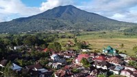 View Nagari Koto Gadang, penghasil perak di Kabupaten Agam, Sumbar. 