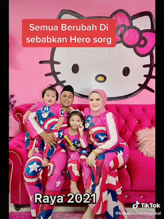 baju lebaran hello kitty