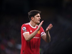 Harry Maguire dibeli MU dari Leicester City pada musim panas 2019. Harganya 80 juta Pounds atau setara Rp 1,4 triliun, namun belum terlihat ketangguhannya menjaga lini belakang (Getty Images)