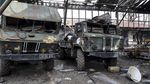 Pabrik Baja di Mariupol Jadi Kuburan Mobil Gegara Perang