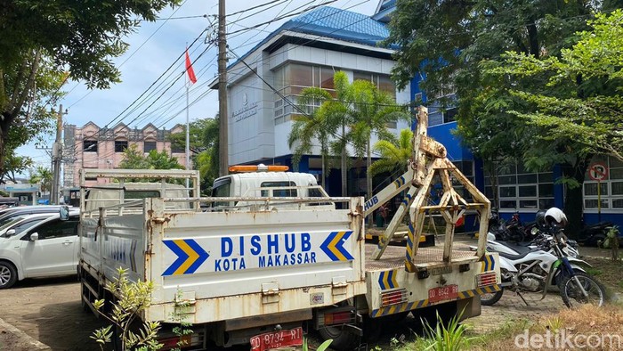 Kantor Dishub Makassar. (Isman/detikSulsel)