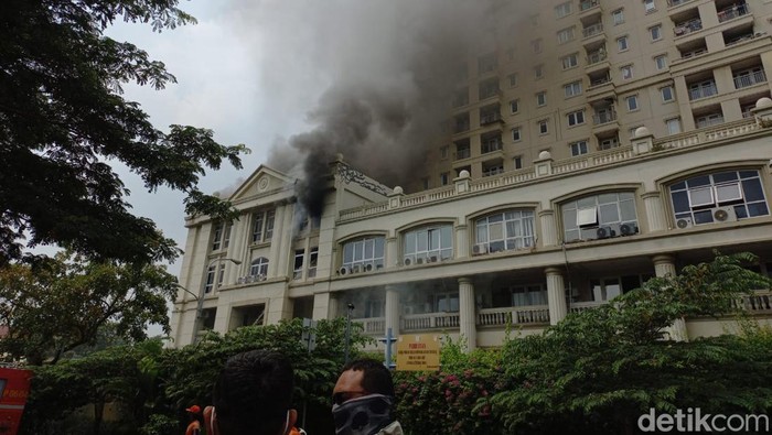 Kebakaran di Apartemen Palazo Jakarta Pusat