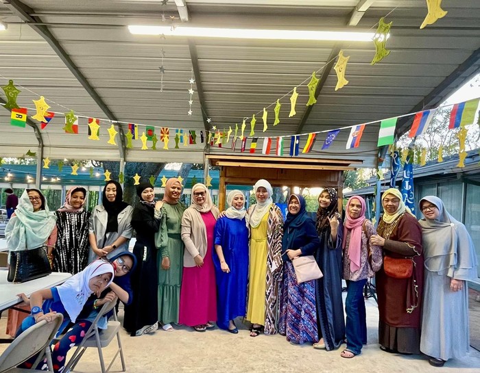 Kegiatan selama bulan Ramadan di Masjid Istiqlal Houston, Texas.