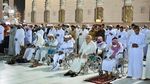 Potret Suasana Khidmat Tarawih di Masjid Nabawi