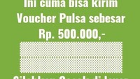 Silakan disebar ke grup WA keluarga. Foto: Dok. Istimewa