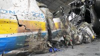 Ranjau aktif itu pun banyak ditemukan di bangkai pesawat Antonov An-225.  