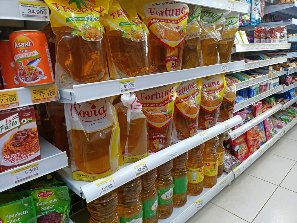 Minyak Goreng Kemasan (CNBC Indonesia/Ferry Sandi)