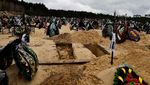 Mengerikan, Liang Lahat Korban Agresi Militer Rusia Terus Bertambah