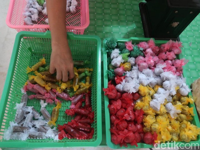 Salah satu produsen makanan jadul bernama Madumongso di Kabupaten Bantul, Selasa (19/4/2022).