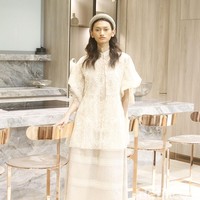 Koleksi terbaru desainer Sapto Djojokartiko yang mengangkat tema bertajuk Ied One-Off Collection 2022. Foto: Abduh/Detikcom.