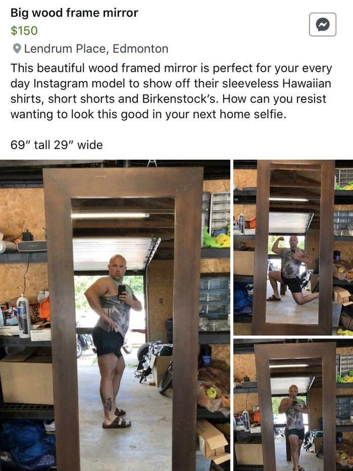 10 Potret Kocak Orang Saat Menjual Cermin, Bingung Ambil Fotonya