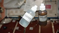 Para astronot tidak perlu khawatir rasa makanan mereka hambar sebab garam dan merica bisa dibawa ke luar angkasa. Bentuknya bukan bubuk, melainkan spray berisi cairan. Foto: NASA
