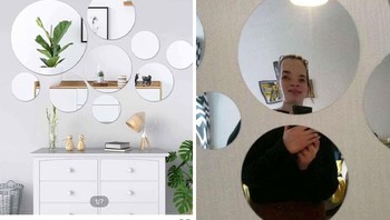 Niat hati pengin estetik, kok malah jadi seperti alien ya? Besar kecil gini di cermin. (funny.shein.reviewss via Boredpanda)