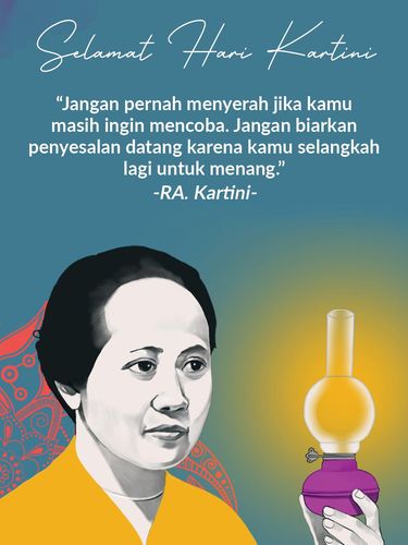 Gambar dan caption untuk Hari Kartini 2022