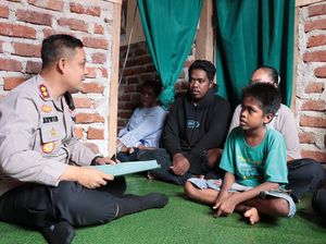 Maaf Kapolres Baubau untuk Bocah Korban Penganiayaan Sadis Oknum Polisi