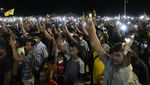 Lampu Ponsel Disorot ke Istana, Protes Penembakan di Sri Lanka