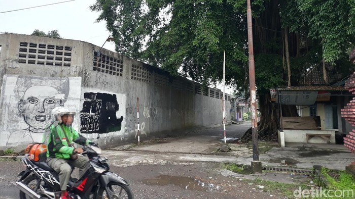 Lokasi diduga TKP penembakan anggota Polres Wonogiri oleh tim Resmob Polresta Solo di Makamhaji, Kartasura.