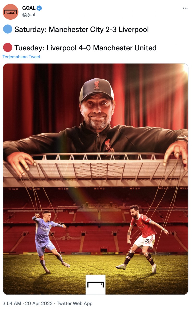 Meme MU Babak Belur Dihajar Liverpool