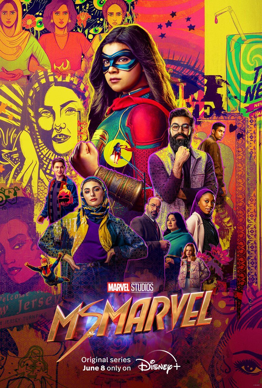 Poster baru Ms. Marvel menampilkan karakter utama dan detail kostum dari superheri muslim pertama di MCU.
