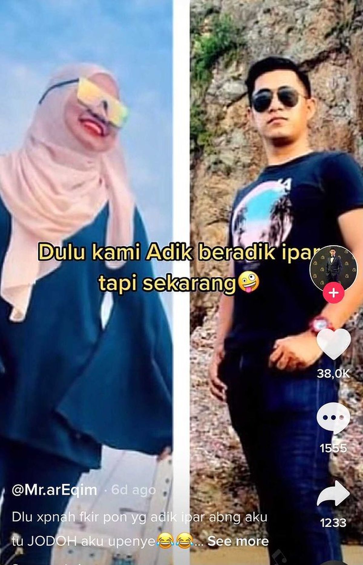 Viral Kisah Cinta Dulu Kakak dan Adik Ipar Kini Jadi Suami - Istri