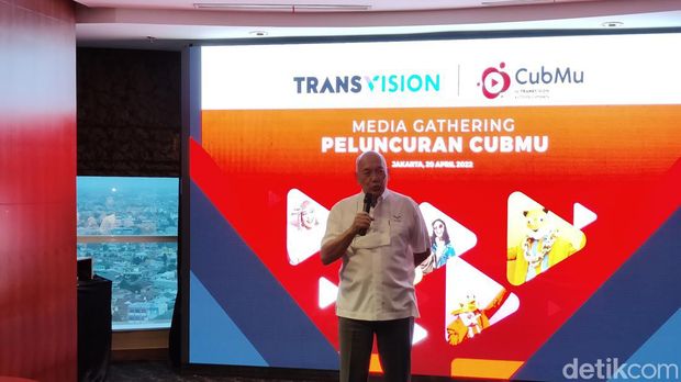 Peluncuran Cubmu oleh Transvision. Ini adalah layanan streaming untuk menyaingi Netflix.