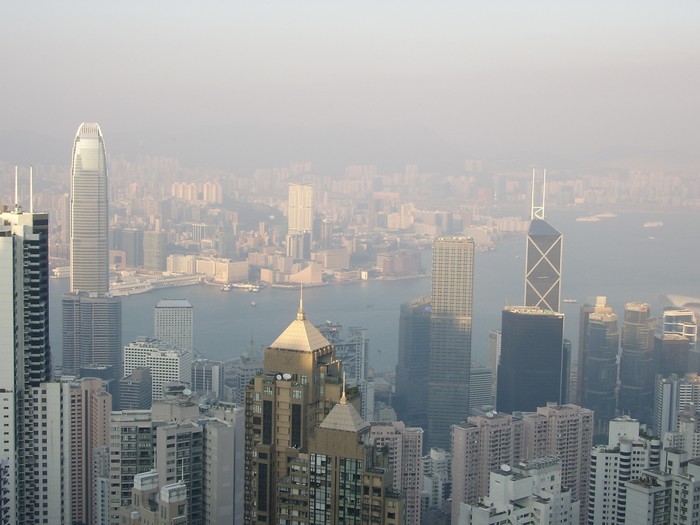 Pemandangan Kota Hong Kong