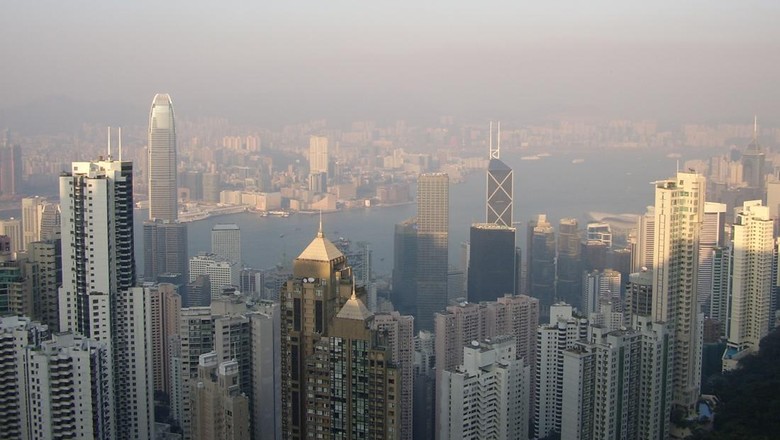 Pemandangan Kota Hong Kong
