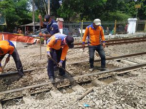 KAI Tutup Permanen Pelintasan di Citayam TKP Angkot Tertabrak KRL