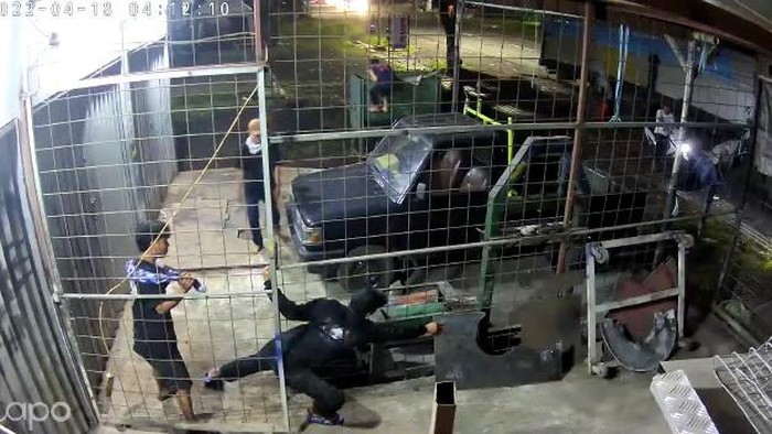 Potongan video bocah bobol bengkel bubut.