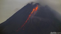 Potensi bahaya saat ini berupa guguran lava dan awan panas pada sungai-sungai yang terdapat di sektor selatan-barat daya meliputi Sungai Boyong sejauh maksimal 5 km, Sungai Bedog, Krasak, Bebeng sejauh maksimal 7 km.