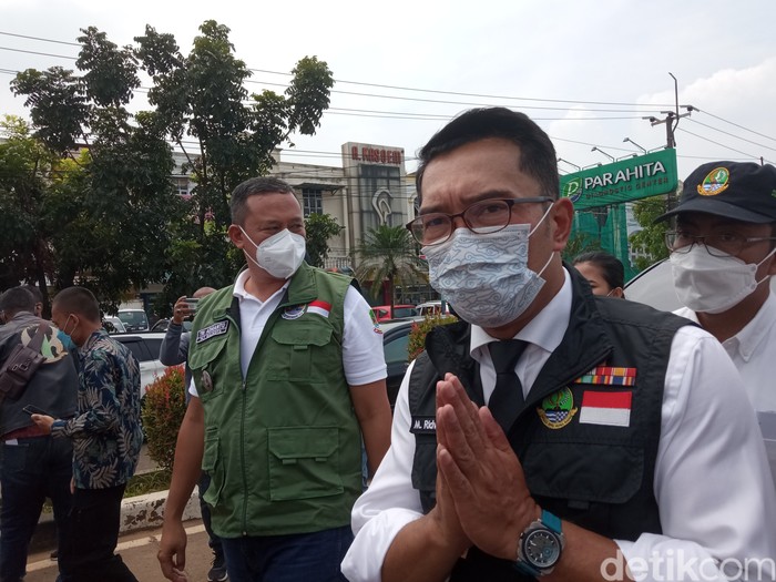 Gubernur Jawa Barat (Jabar) saat kunjungan ke Bekasi