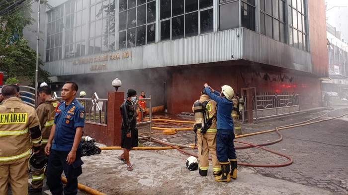 Ruko di Sawah Besar Jakpus Terbakar