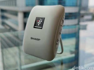 Review Sharp Mobile Ion Generator, Penjernih Udara Mini dan Praktis